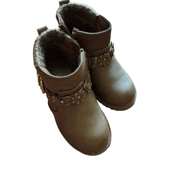 Toddler Girl Winter Boot Shoes Size 8 Excellent Used Conditions EUC - Picture 1 of 4